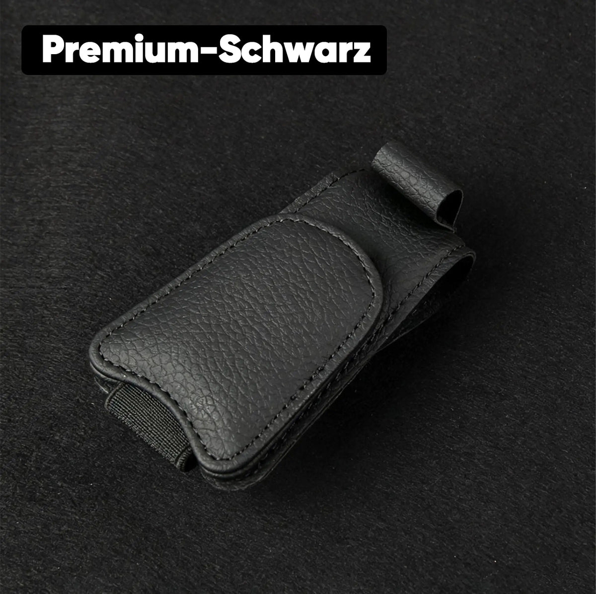 TYII™ Magnetischer Sonnenblenden-Brillenhalter für das Auto – Brillenclip aus Leder & Multifunktions-Organizer