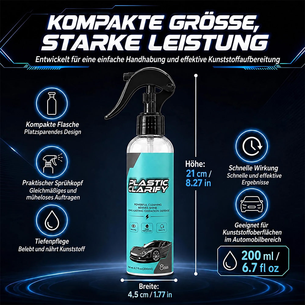 Tyiimax™ Plastic Clarify – Kunststoff- & Zierleisten-Aufbereiter, 200 ml