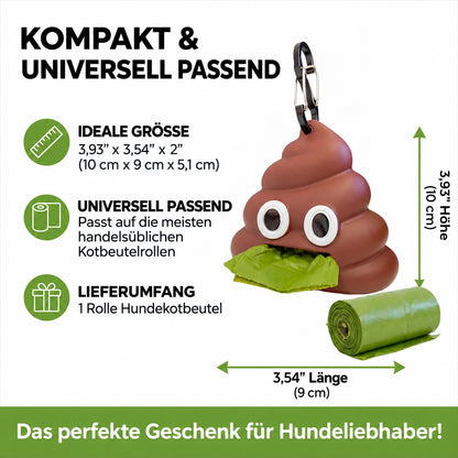 🐶🐾 Hundekotbeutelspender für die Hundeleine – Stabiler & praktischer Beutelhalter