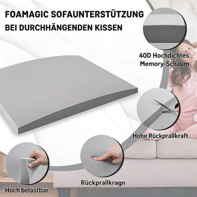 Sofa-Sitzverstärker gegen durchhängende Sitzflächen
