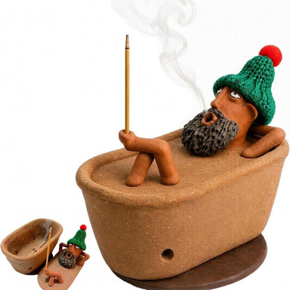 🛁 Handgefertigter Aroma-Diffuser in Badewannenform – Dekorativ & gemütlich