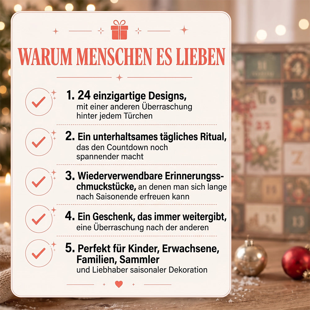 24-tägiger festlicher Countdown, Blind Box mit Pudel-Figuren – Geschenk für Hundeliebhaber