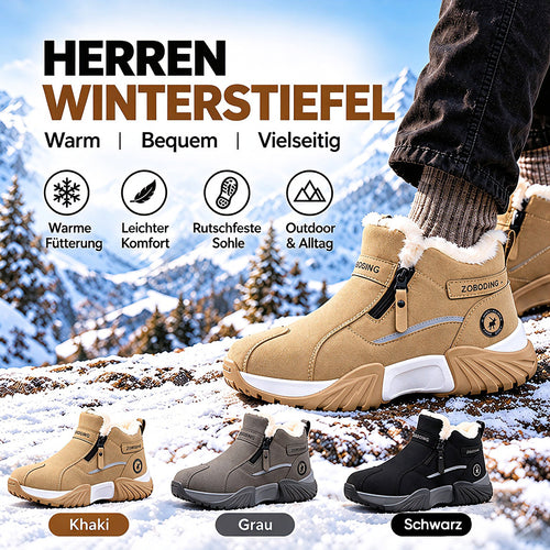 TYII™ Gefütterte Winterstiefeletten – Warm, Rutschfest & Bequem für Damen und Herren ❄️