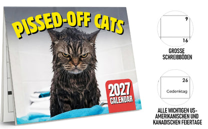 TYIIMAX™ Kalender „Wütende Katzen 2027“