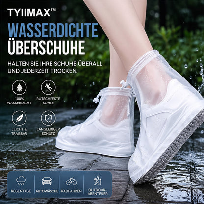 TRIMAX™ Wasserdichte Schuhüberzieher mit Reißverschluss und verstellbarem Kordelzug