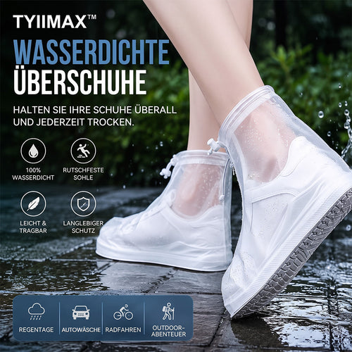 TRIMAX™ Wasserdichte Schuhüberzieher mit Reißverschluss und verstellbarem Kordelzug