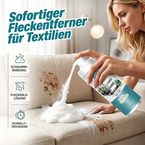 🧼 Entfernt Flecken im Handumdrehen! Schnelltrocknender Schaumreiniger für Textilien, der nicht abgespült werden muss – ein praktischer Fleckenentferner für Sofas, Teppiche und Stoffkissen.
