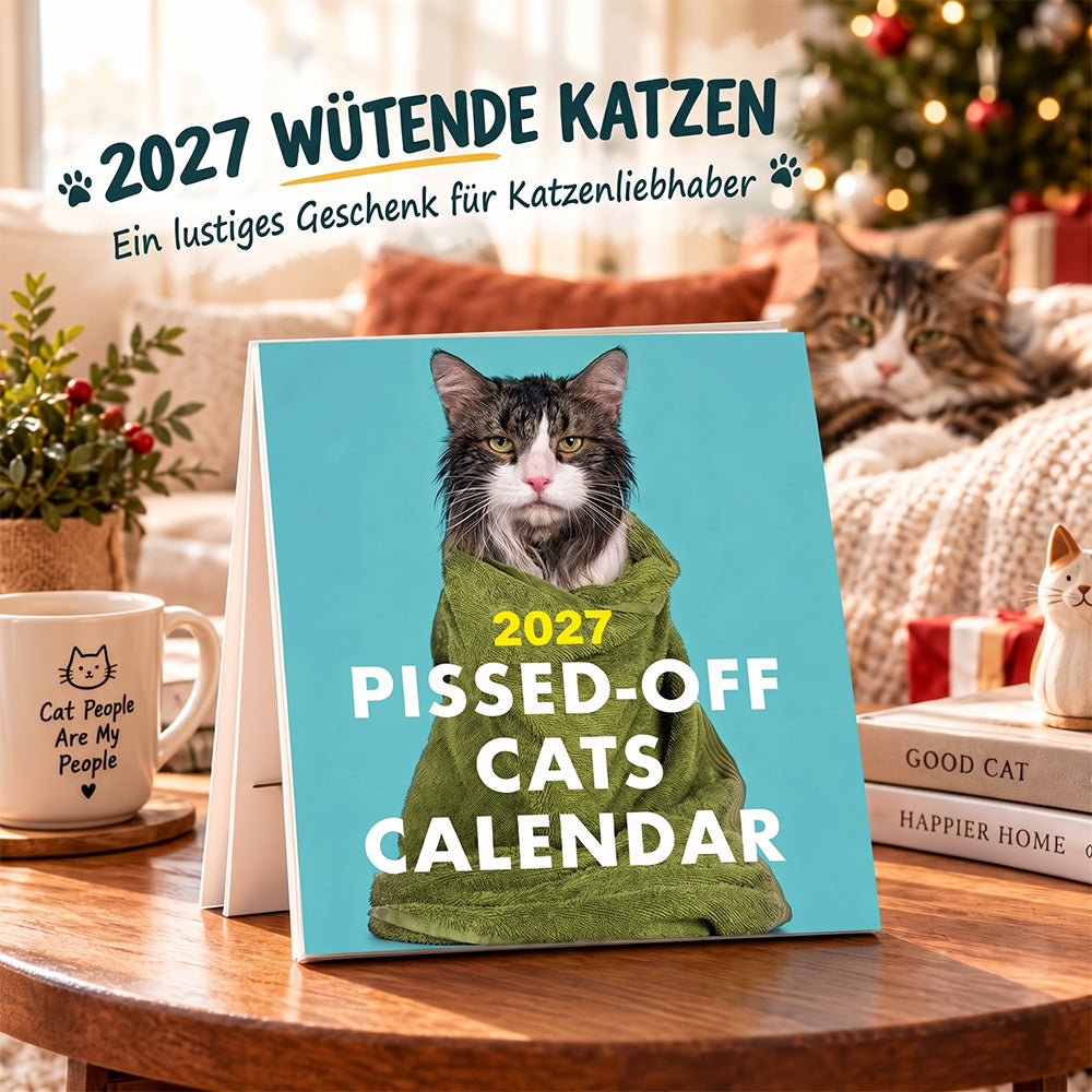 TYIIMAX™ Kalender „Wütende Katzen 2027“