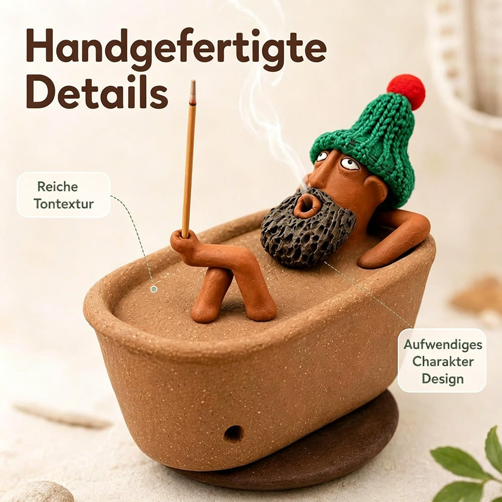 🛁 Handgefertigter Aroma-Diffuser in Badewannenform – Dekorativ & gemütlich