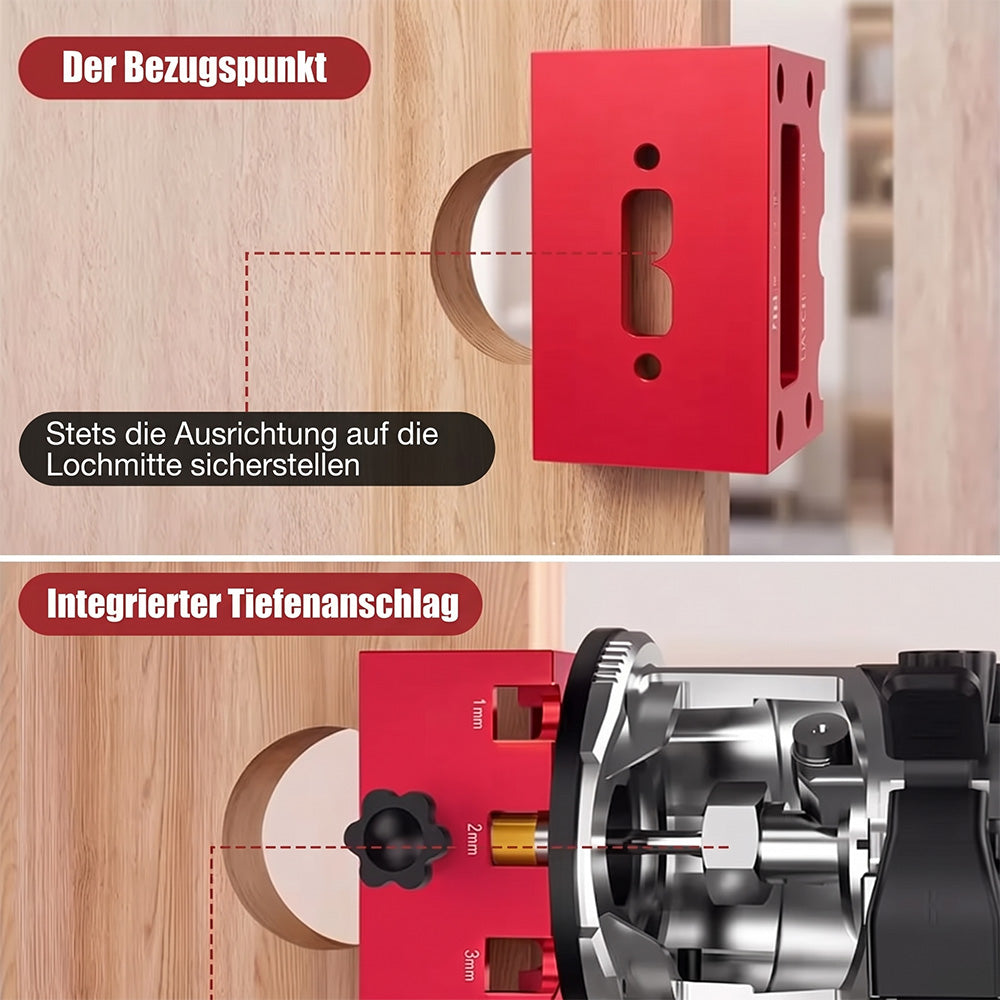 Set mit Einsteckwerkzeug für Türfallen (für Holztüren)