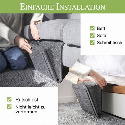 🥳TOP-ANGEBOT🥳💞Über 10.000 Stück verkauft! Nachttisch-Organizer mit vielen Fächern, aus weichem Filz & kinderleichter Montage. Alles griffbereit – hol dir deinen! ✅
