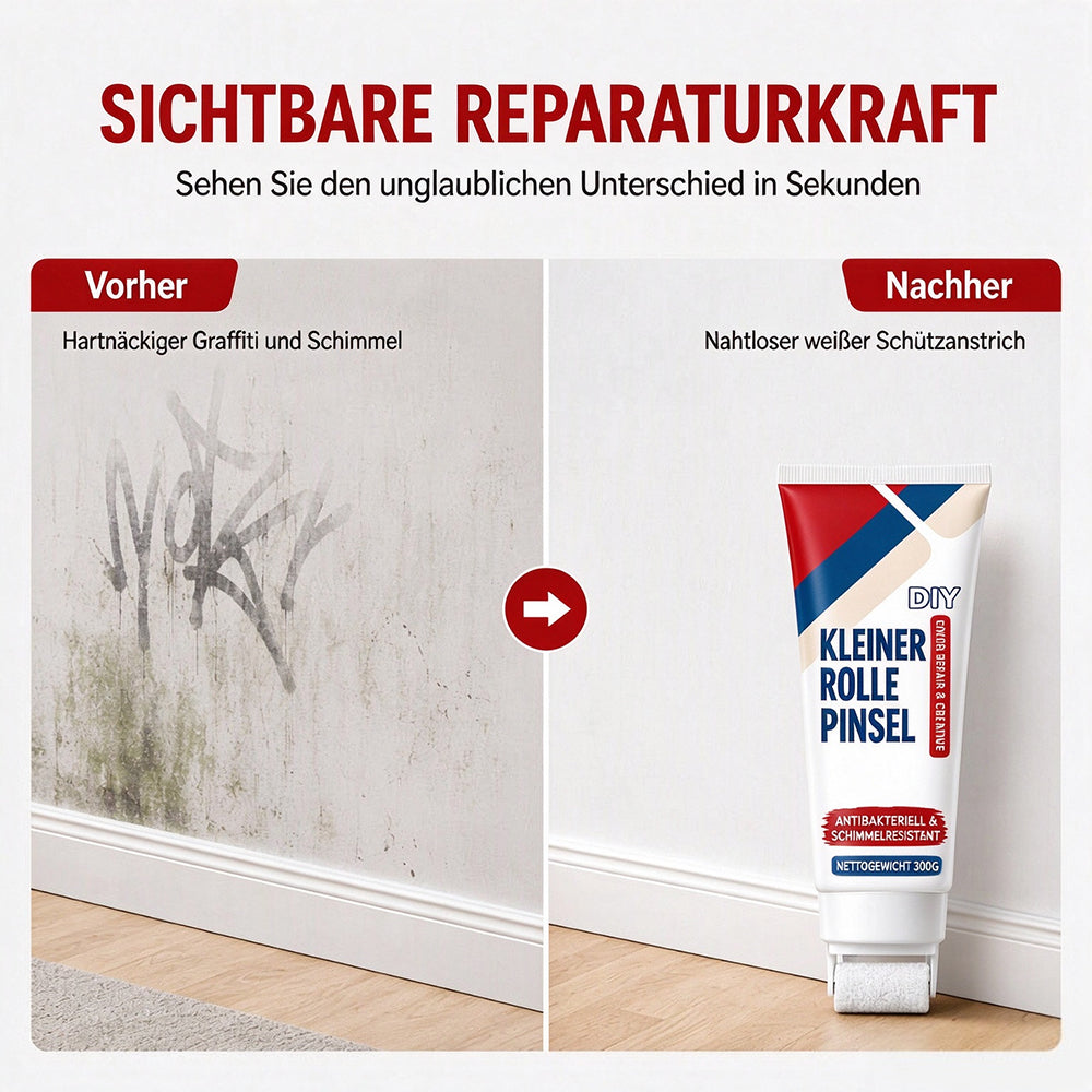 Wasserdichte Wandreparaturpaste mit integriertem Mini-Roller