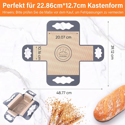 Tyiimax™ Silikon-Backmatte für Brot mit 4 Griffen