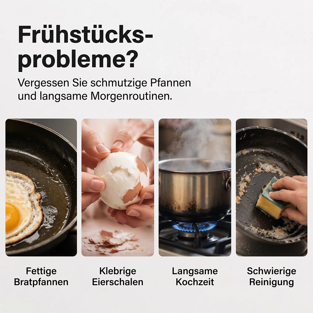 🥚✨ Mikrowellen-Eierpochierer mit zwei Fächern | Schnelles & gesundes Frühstück in Minuten 🍳