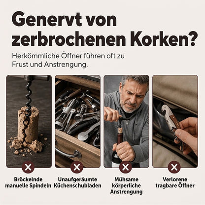 🍷Wandflaschenöffner ⚙️ – Vintage, dekorativ & kraftsparend 🥂