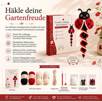 🧶🌿 Häkelnadel-Set für spiralförmige Ornamente – Ein anfängerfreundliches DIY-Set zur Gartentierdekoration