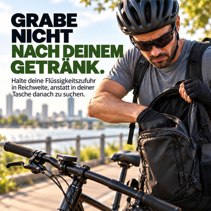 🚴 Faltbarer, um 360° drehbarer Fahrrad-Getränkehalter – Verstellbarer, platzsparender Getränkehalter