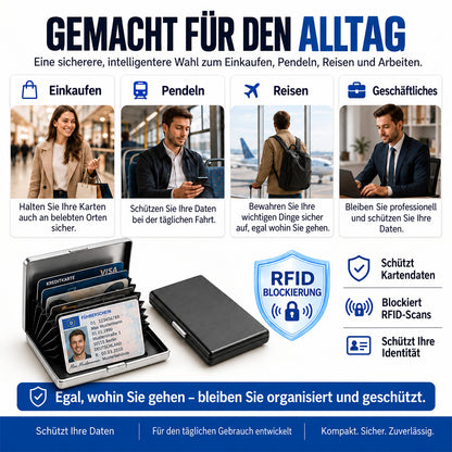 Tyiimax™ RFID-blockierender Kartenhalter aus Metall