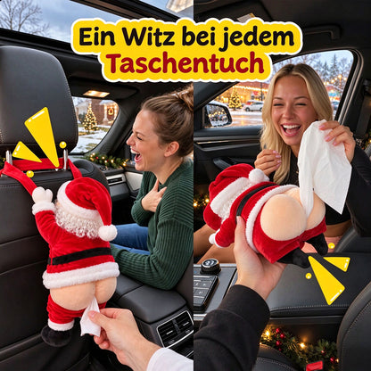 🎅 Lustiger Weihnachtsmann-Taschentuchboxbezug 🍑