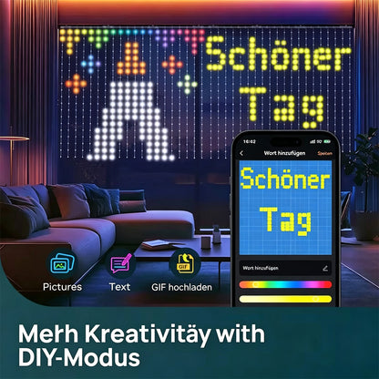 400 LED Lichterkette mit Fernbedienung – Deine eigenen Lichtmuster für Weihnachtsbaum, Fenster & Garten ✨