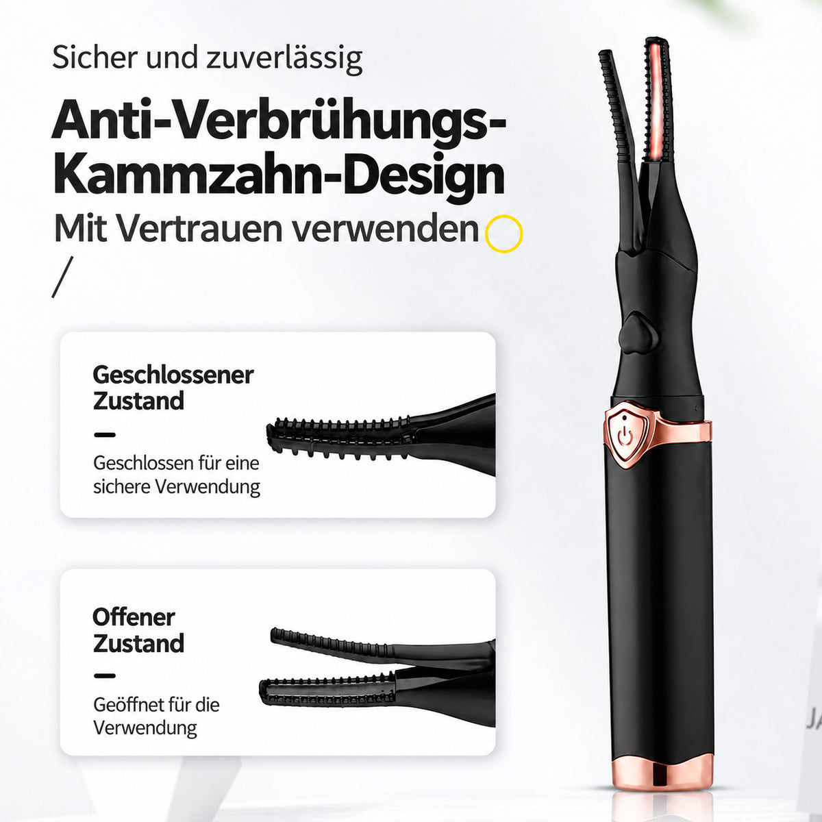 Elektrischer Wimpernformer – Langanhaltender Wimpernschwung