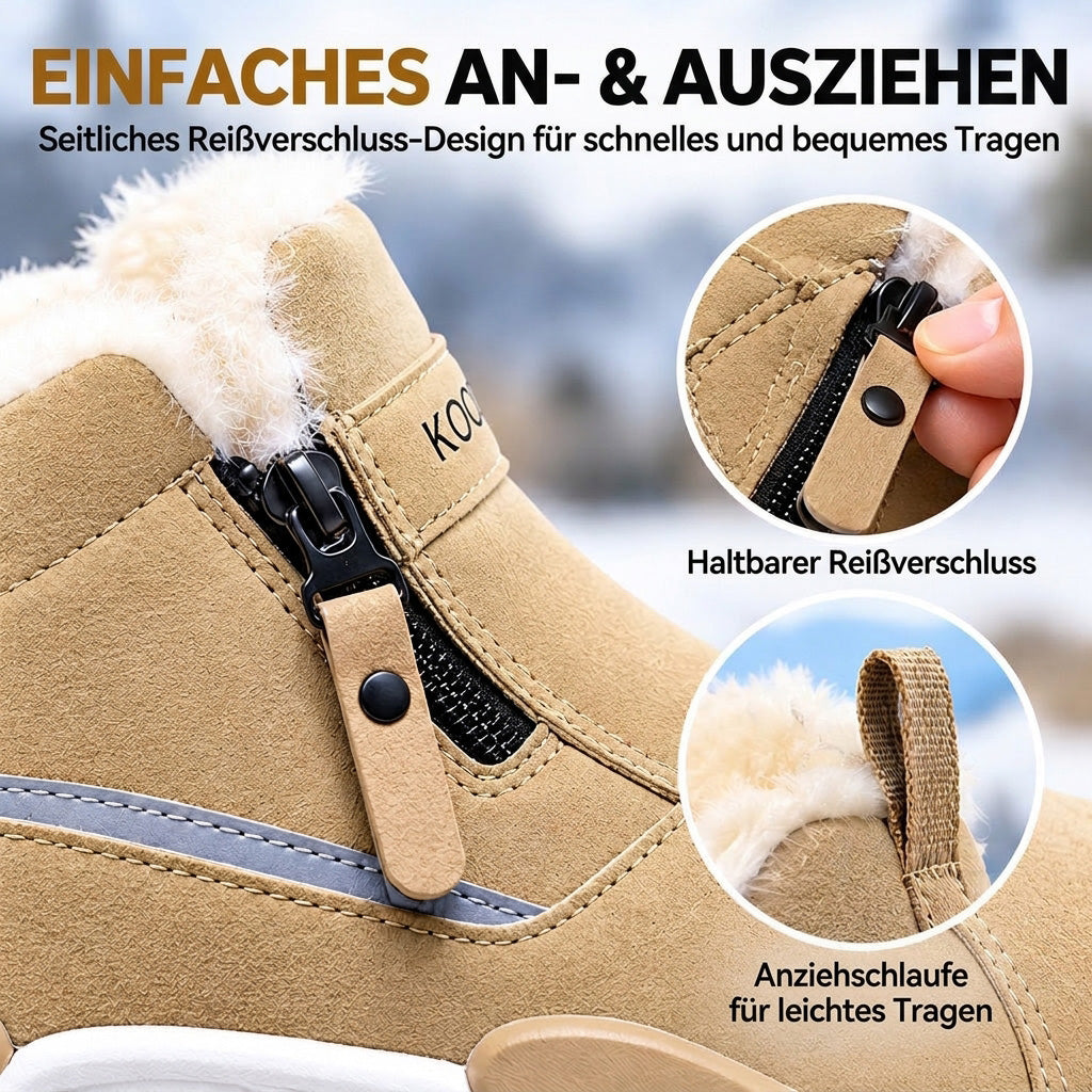 TYII™ Gefütterte Winterstiefeletten – Warm, Rutschfest & Bequem für Damen und Herren ❄️