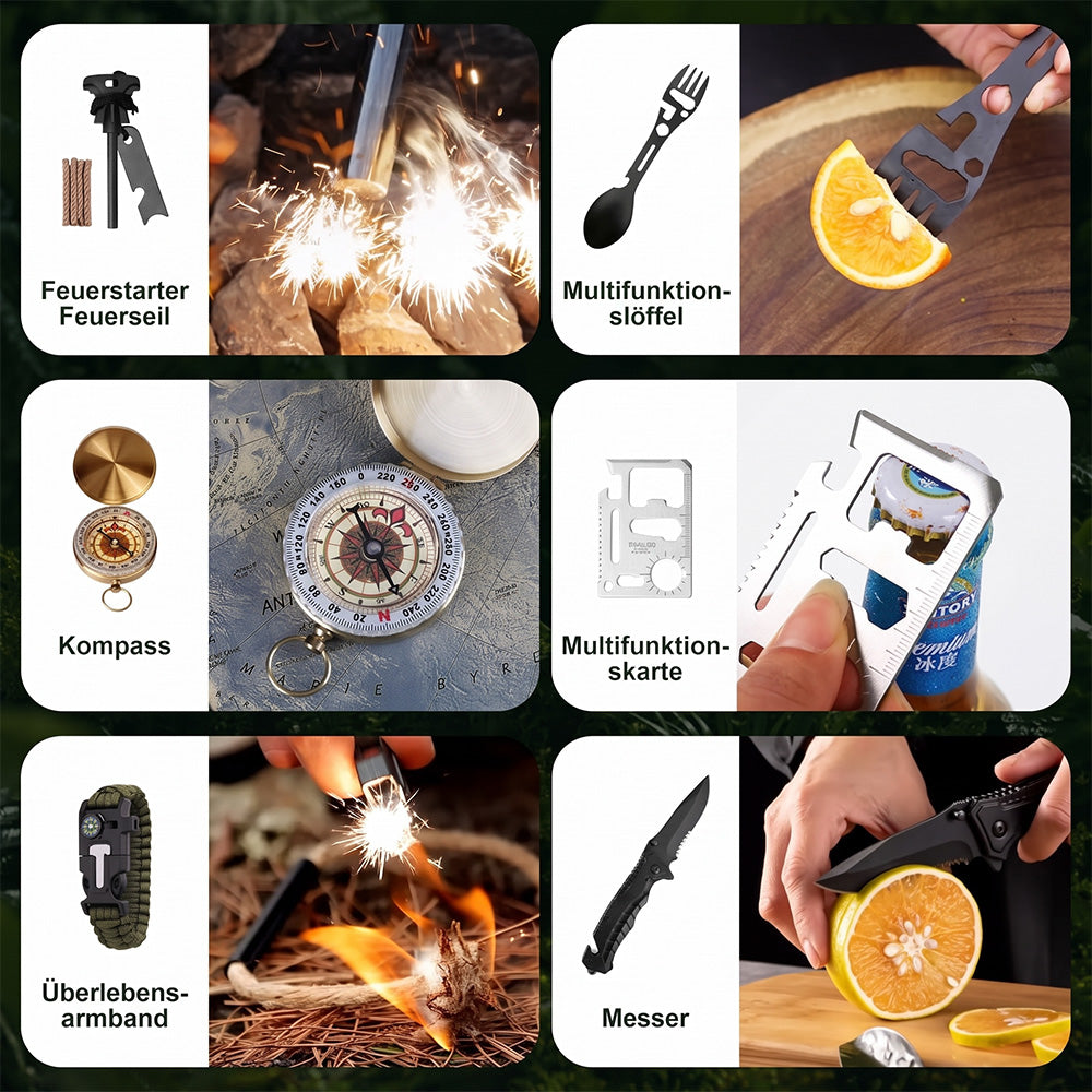 🛠️24-Tage-Überlebenskalender – Notfallausrüstung-Countdown-Geschenkbox🎁