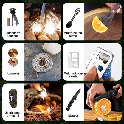 🛠️24-Tage-Überlebenskalender – Notfallausrüstung-Countdown-Geschenkbox🎁