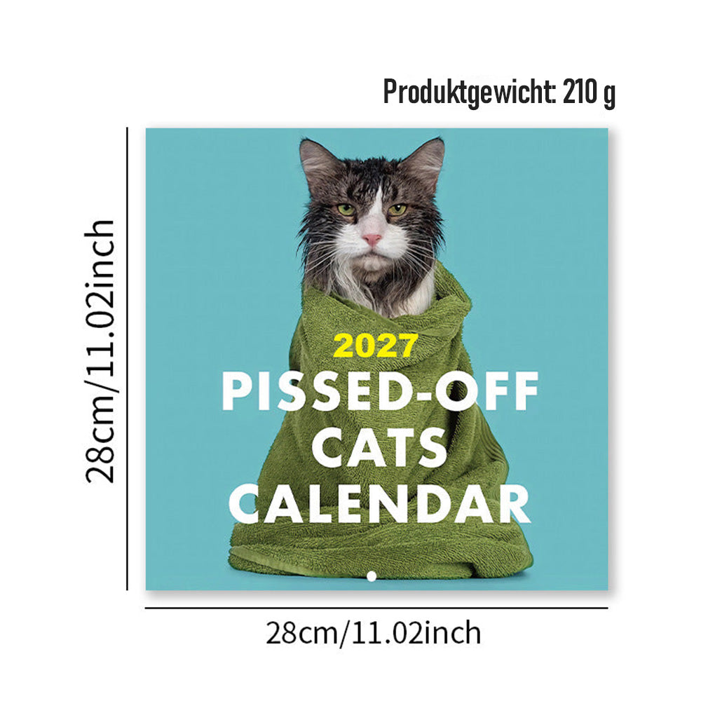 TYIIMAX™ Kalender „Wütende Katzen 2027“