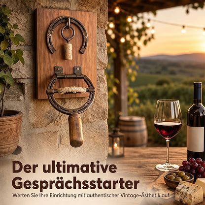 🍷Wandflaschenöffner ⚙️ – Vintage, dekorativ & kraftsparend 🥂