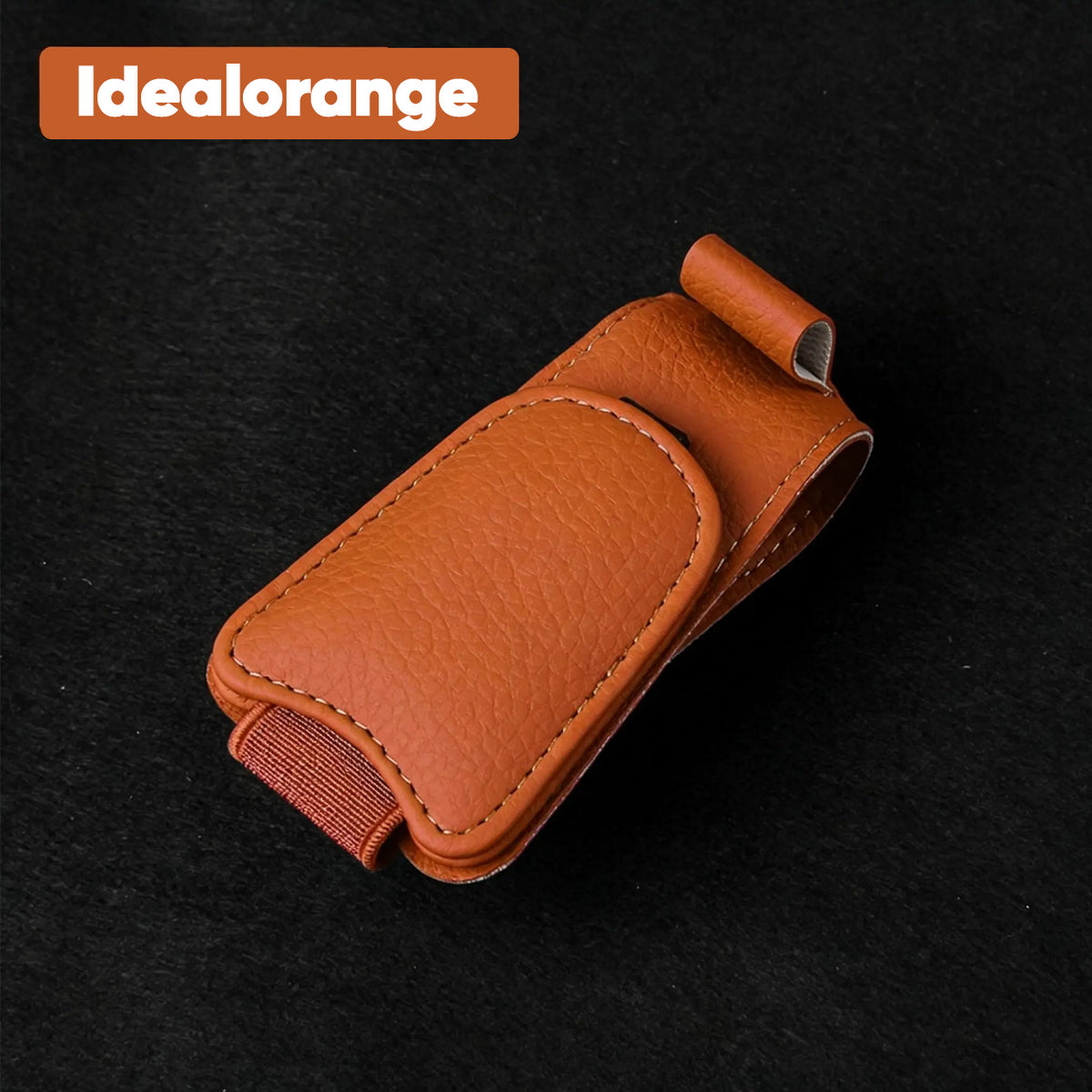 TYII™ Magnetischer Sonnenblenden-Brillenhalter für das Auto – Brillenclip aus Leder & Multifunktions-Organizer