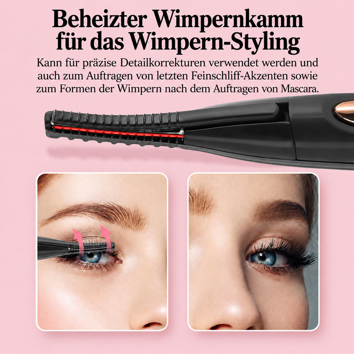 Elektrischer Wimpernformer – Langanhaltender Wimpernschwung