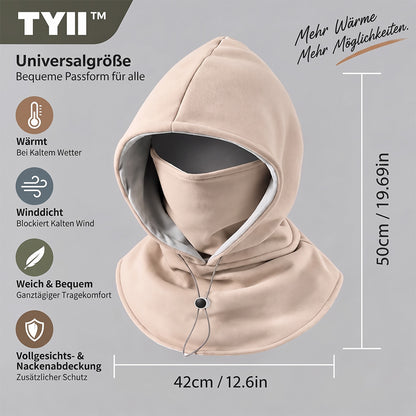 TYII™ 3-in-1 Winter-Sturmhaube aus Fleece – Warm, Winddicht & Vielseitig