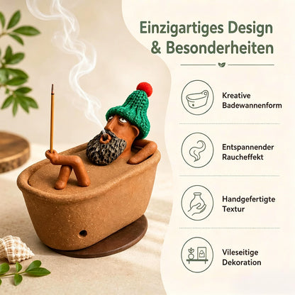 🛁 Handgefertigter Aroma-Diffuser in Badewannenform – Dekorativ & gemütlich