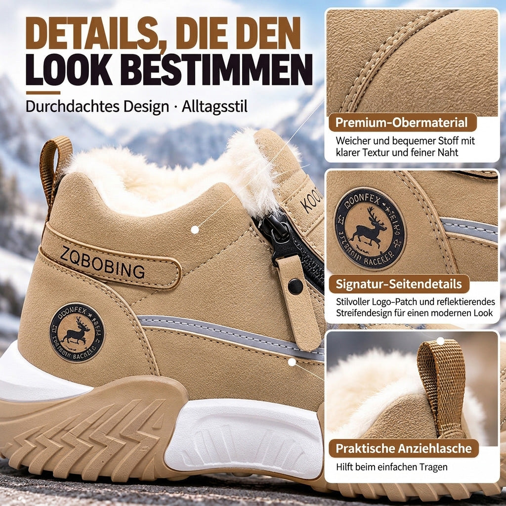 TYII™ Gefütterte Winterstiefeletten – Warm, Rutschfest & Bequem für Damen und Herren ❄️