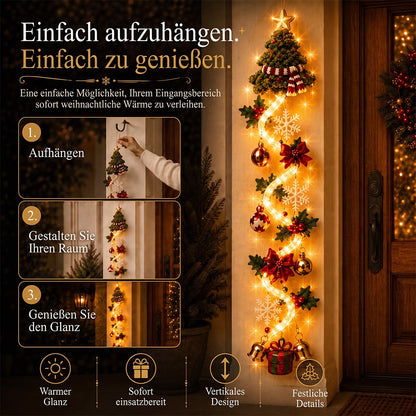 🎄 Leuchtender Weihnachts-Türhänger ✨ Festliche Wohndekoration