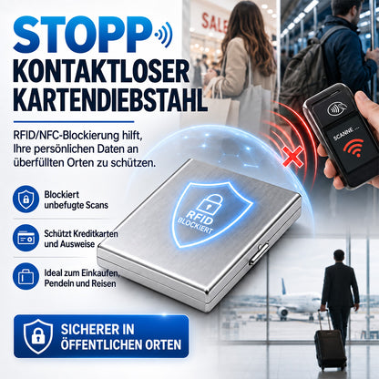 Tyiimax™ RFID-blockierender Kartenhalter aus Metall