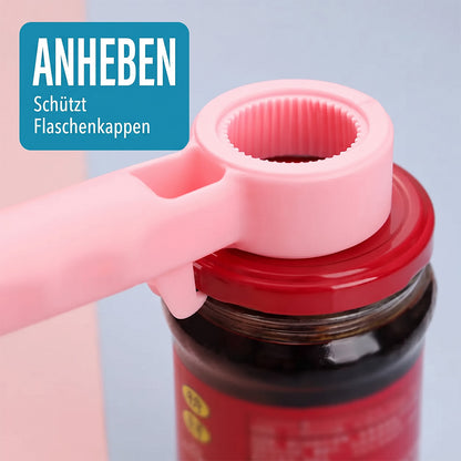 4-in-1-Multifunktionsöffner für Flaschen und Gläser – Küchenhelfer in Hasenform mit Flaschenöffner 🐰🍾