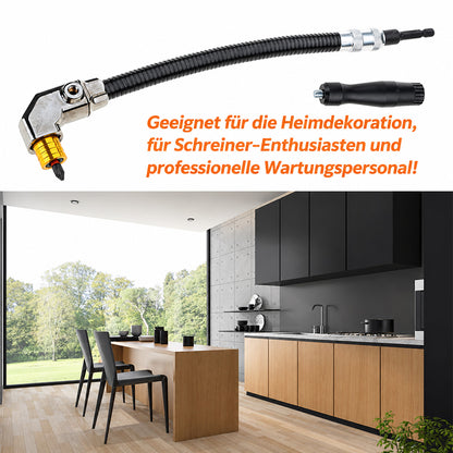 🔧 Flexibler 90-Grad-Winkelvorsatz mit langer biegsamer Welle