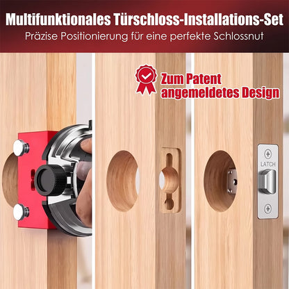 Set mit Einsteckwerkzeug für Türfallen (für Holztüren)