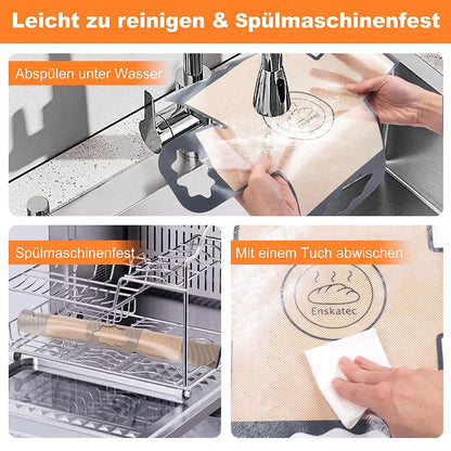 Tyiimax™ Silikon-Backmatte für Brot mit 4 Griffen