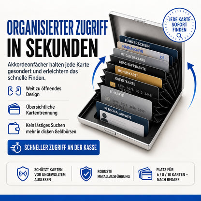 Tyiimax™ RFID-blockierender Kartenhalter aus Metall