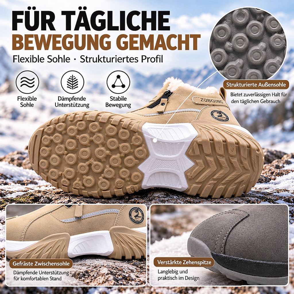 TYII™ Gefütterte Winterstiefeletten – Warm, Rutschfest & Bequem für Damen und Herren ❄️