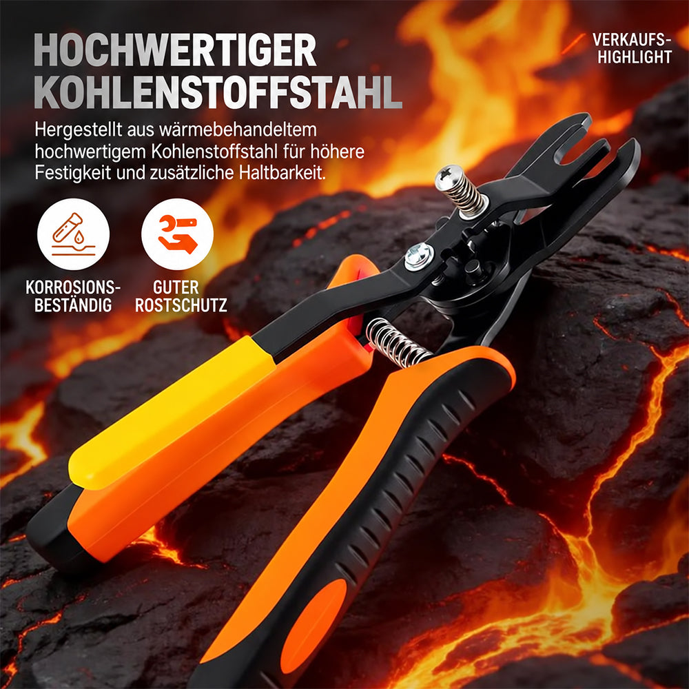 Robuste Zange zum Lösen von Push-to-Connect-Luftschlauchanschlüssen