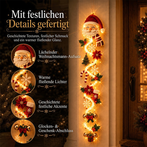 🎄 Leuchtender Weihnachts-Türhänger ✨ Festliche Wohndekoration