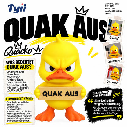 TYII Lustige Figur einer wütenden Ente