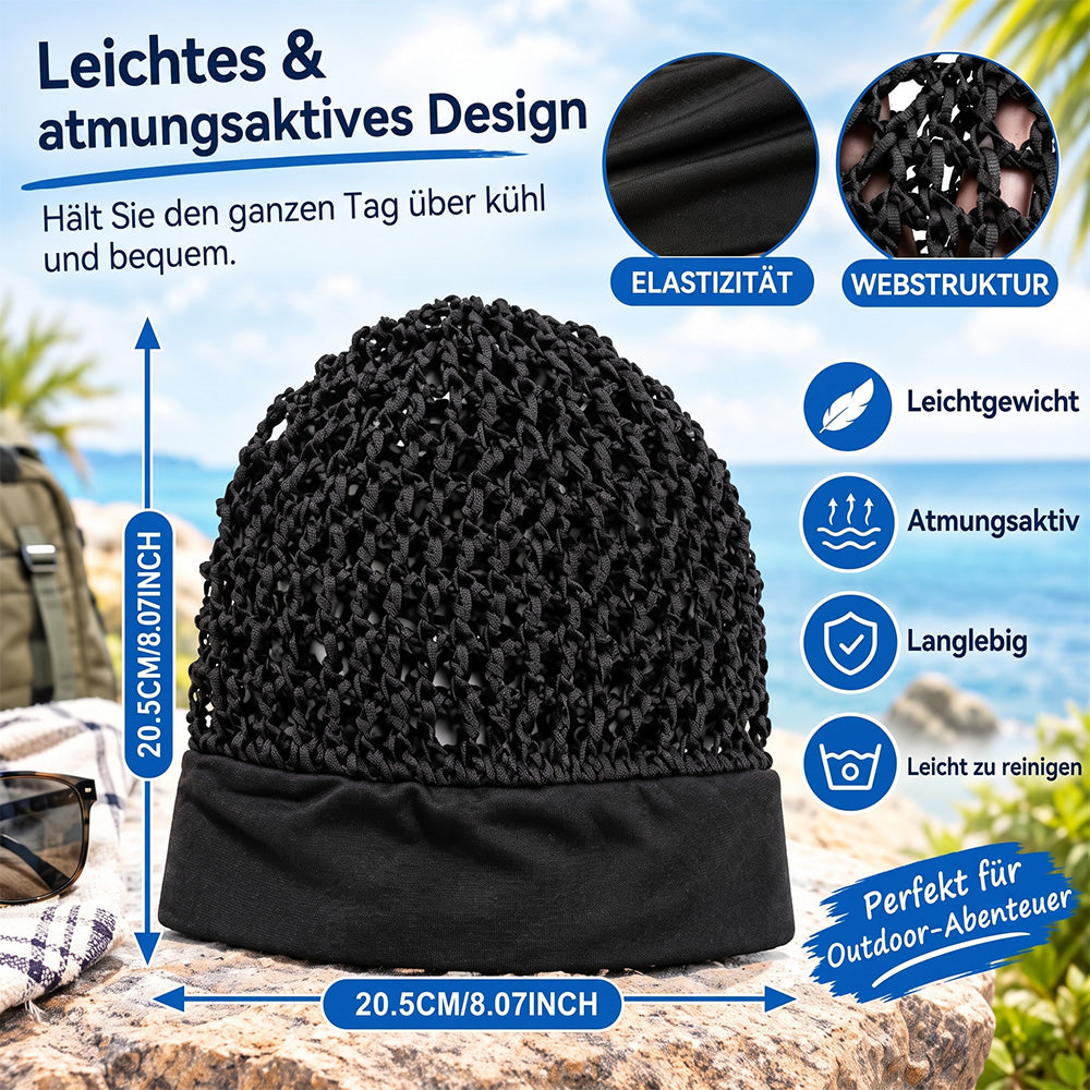 TYIIMAX™ 3-teiliges Nachthauben-Set aus Stretch-Satin – Haarhaube mit breiter Krempe für die nächtliche Haarpflege