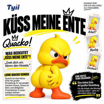 TYII Lustige Figur einer wütenden Ente