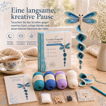 🧶🌿 Häkelnadel-Set für spiralförmige Ornamente – Ein anfängerfreundliches DIY-Set zur Gartentierdekoration