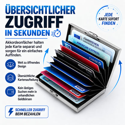 Tyiimax™ RFID-blockierender Kartenhalter aus Metall